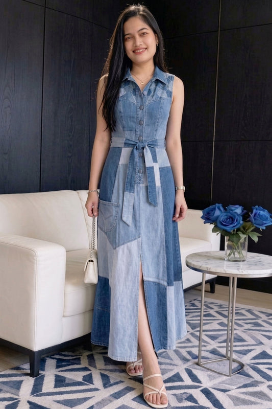 Deizy-Patch Denim Look Western Collection