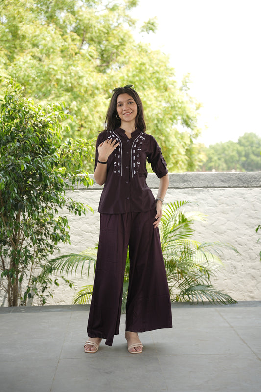 AROOSA -Premium Co-Ord Set Western Fusion Wear