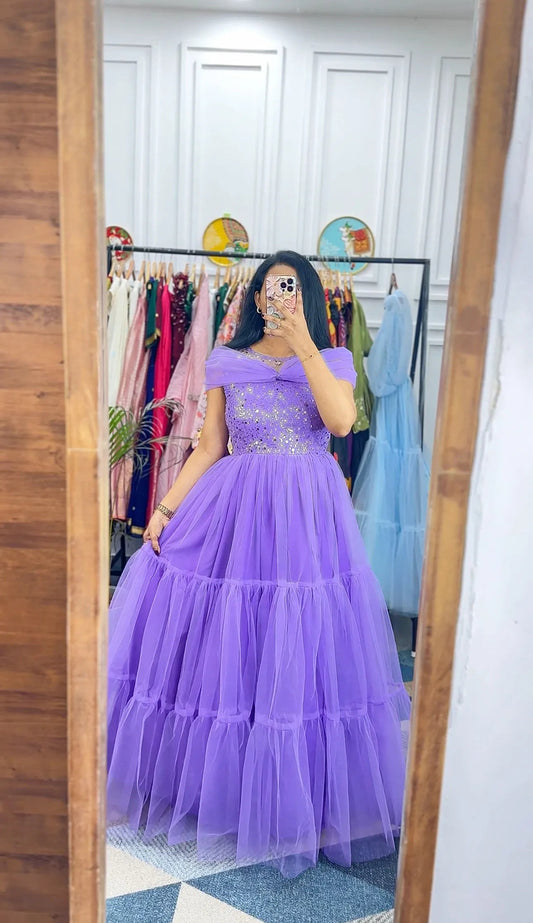 Pretty-Designer Party Wear Gown