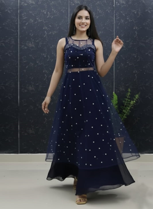 Tulip-Fancy Overcoat Lehenga Set