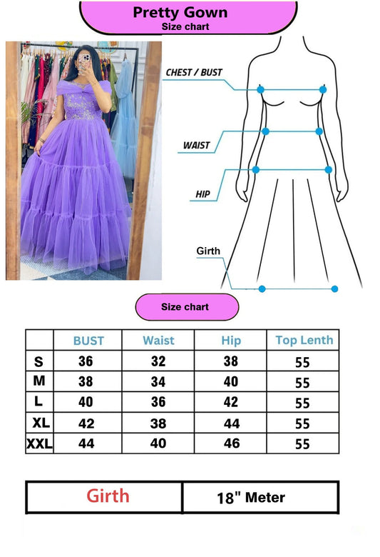 Pretty-Designer Party Wear Gown