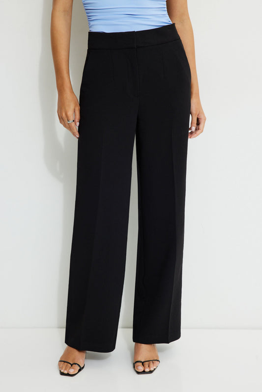 Demo01 Pleated Straight Leg Pants